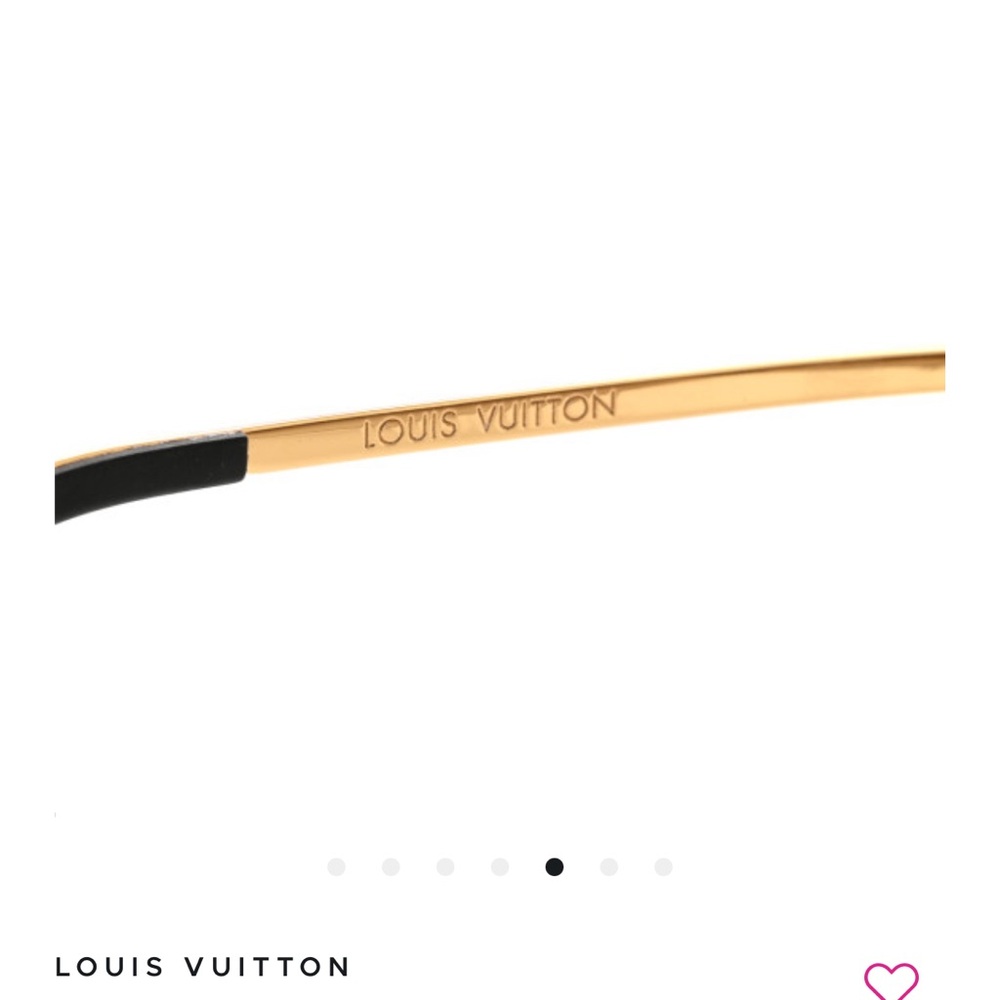 LOUIS VUITTON Monogram Diabolo Menthe Aviator Sunglasses - Picture 12 of 16